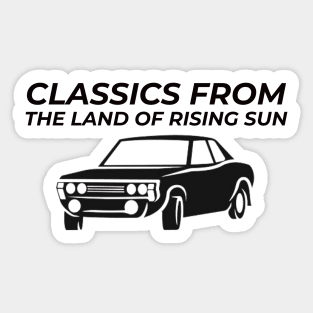 Classics from the land of rising sun Sticker